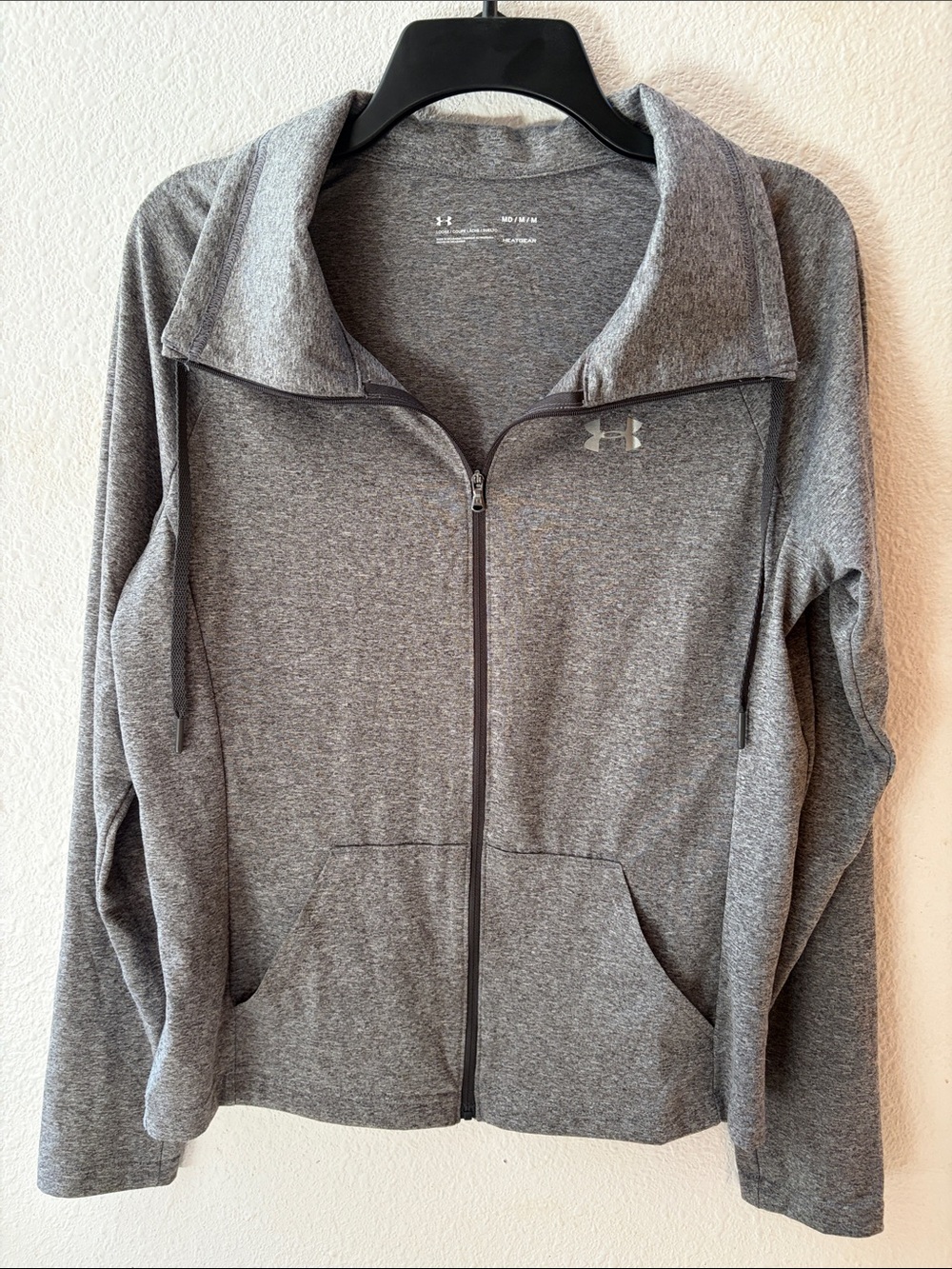 Under Armour Women’s Grey Full-Zip Hoodie Jacket